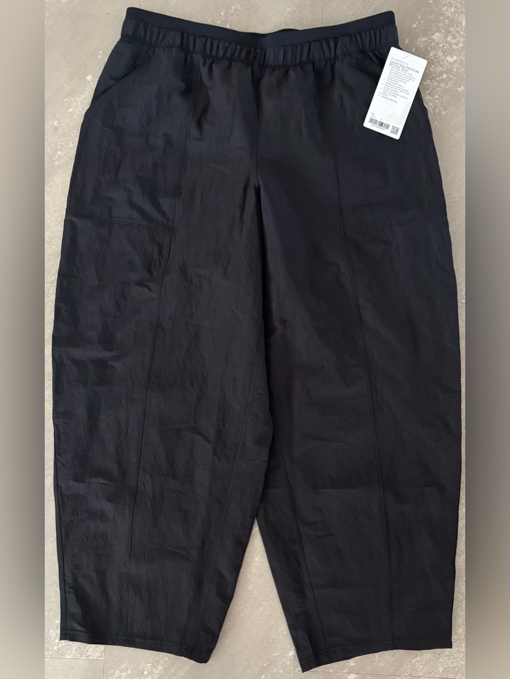 lululemon athletica Men's Black Jogger-Style Sweatpants
